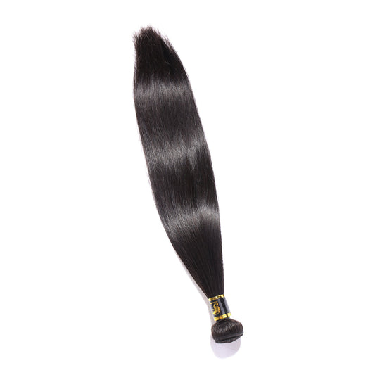 Brazilian Hair 1 Bundle Straight Human Hair Bundle Natural Black 10-34 inch Hair Weave Sew In Hair Extensions