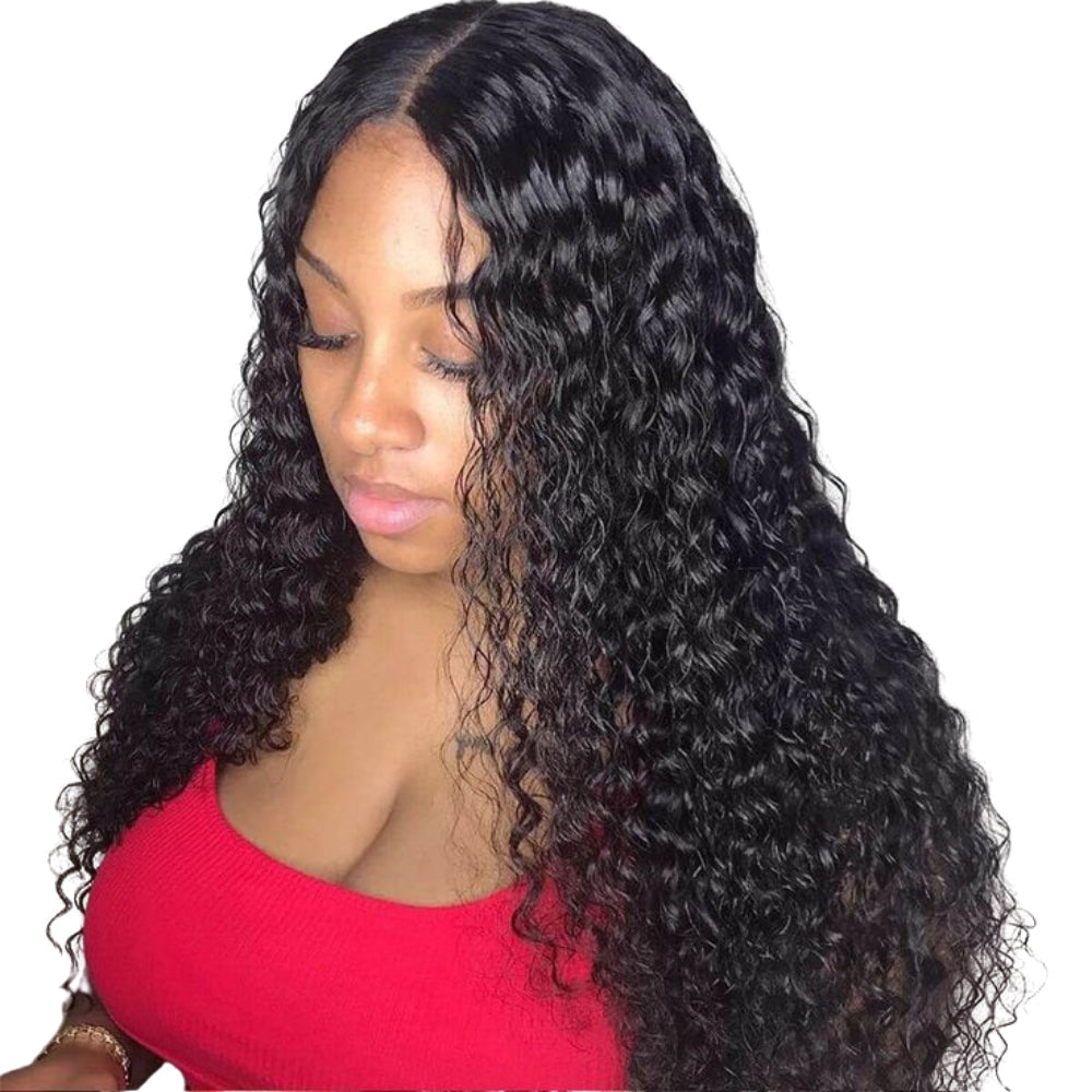 Aosun 13x6 Deep Wave Lace Front Wig Brazilian Human Hair Lace Wigs