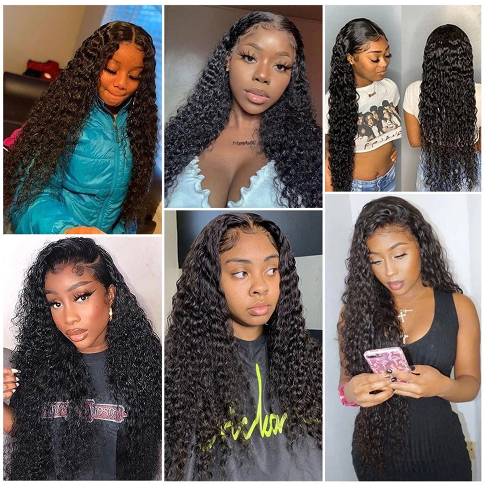 Bundle Deal Deep Wave Virgin Hair Unprocessed Human Hair