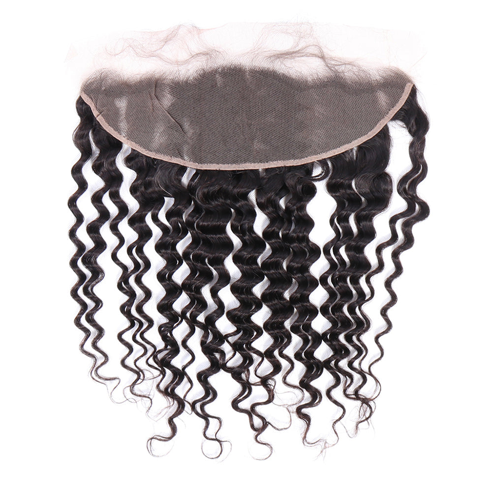 Unprocessed Human Hair 13x4 Loose deep Lace Frontal Natural Wave hair accessories