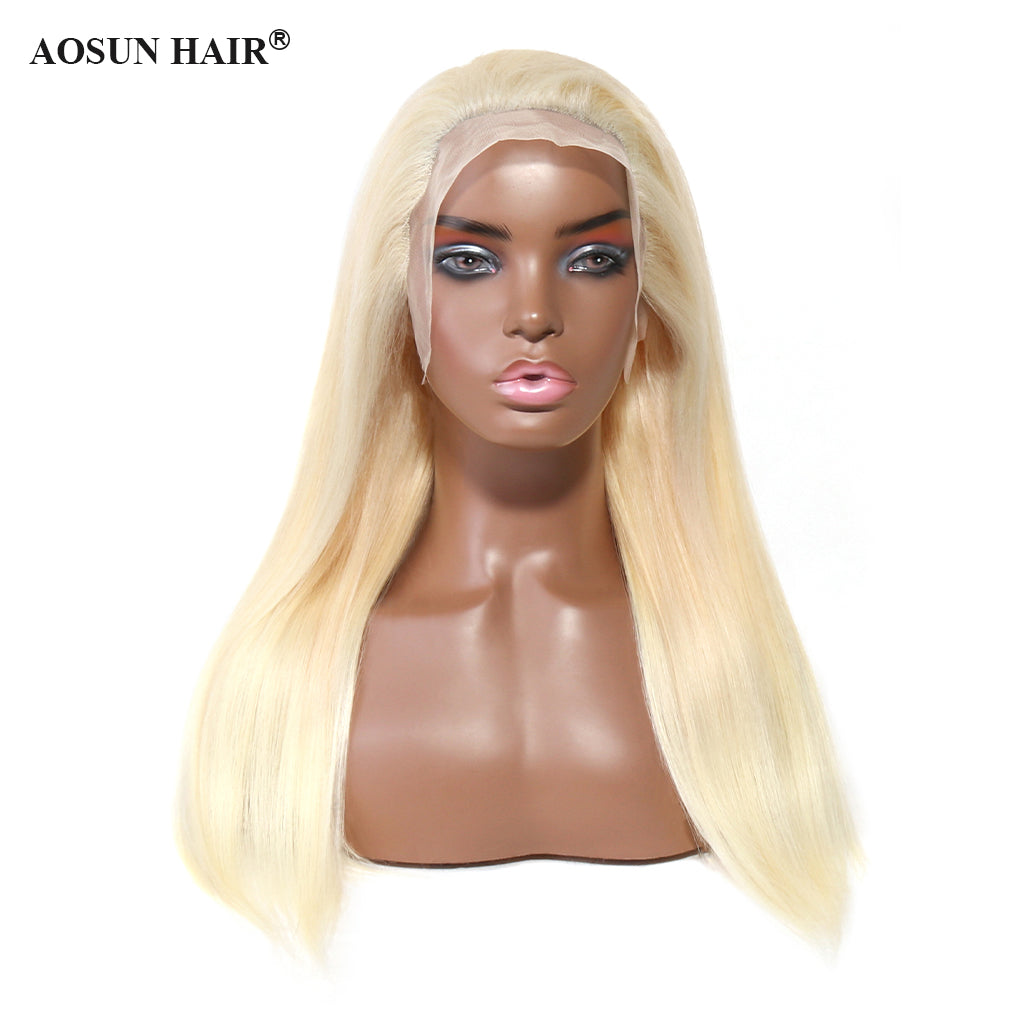 Blonde 613 Front Lace Wig Human Hair Wigs For Women Straight 13x4 Lace Frontal Wig