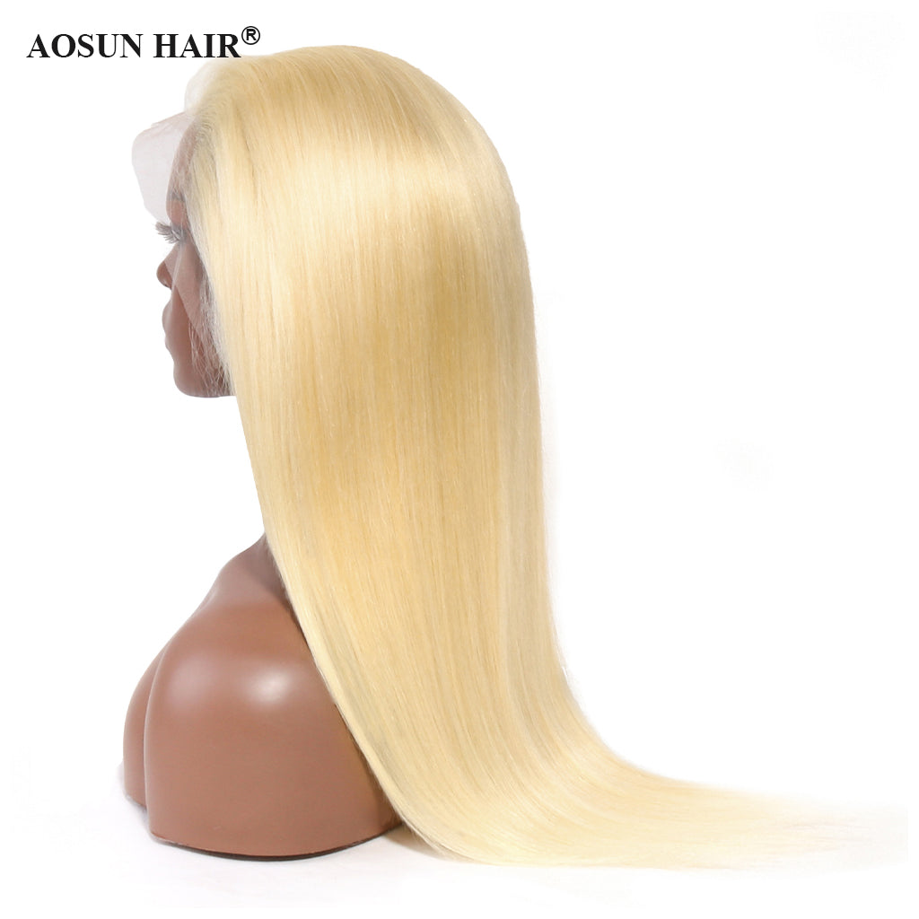 Blonde 613 Front Lace Wig Human Hair Wigs For Women Straight 13x4 Lace Frontal Wig