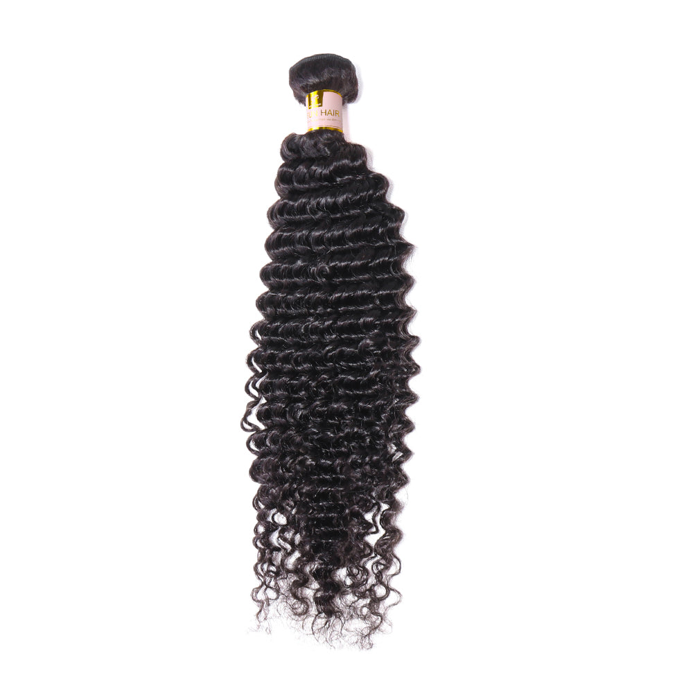 Bundle Deep Curly Virgin Hair Unprocessed Human Hair Deep Wave Weave